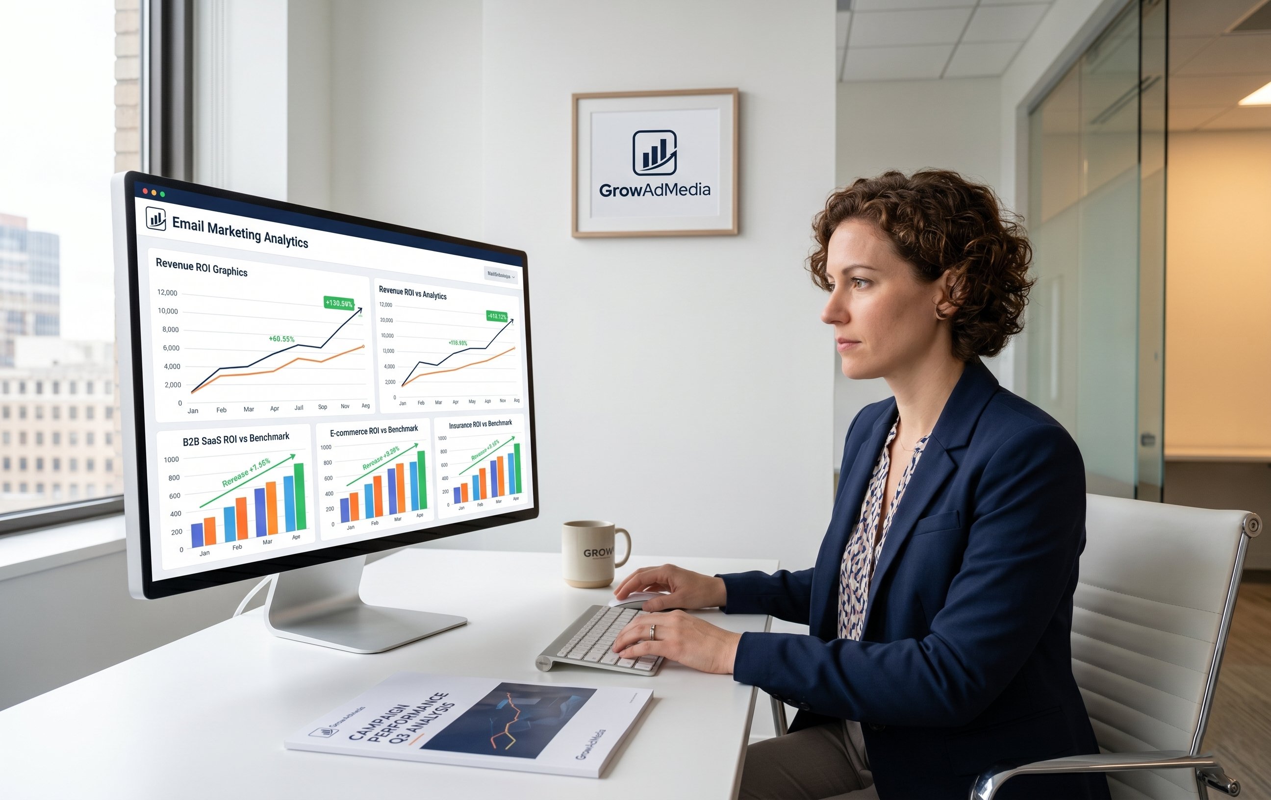 Email marketing ROI analytics dashboard