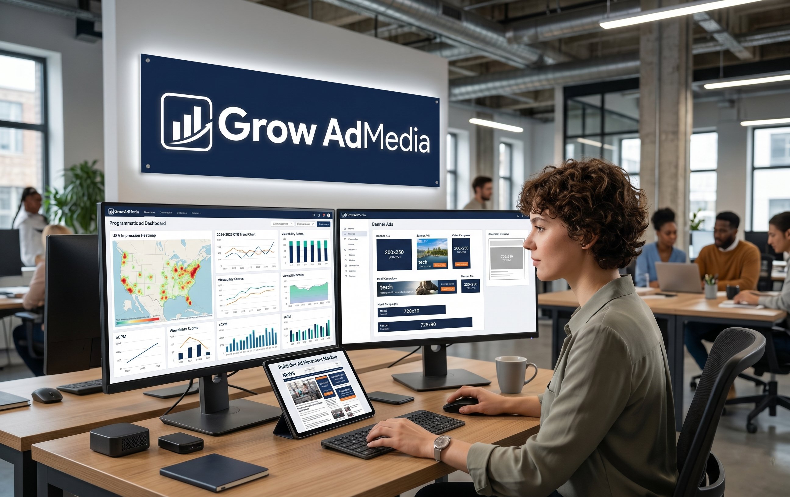 Display advertising programmatic dashboard