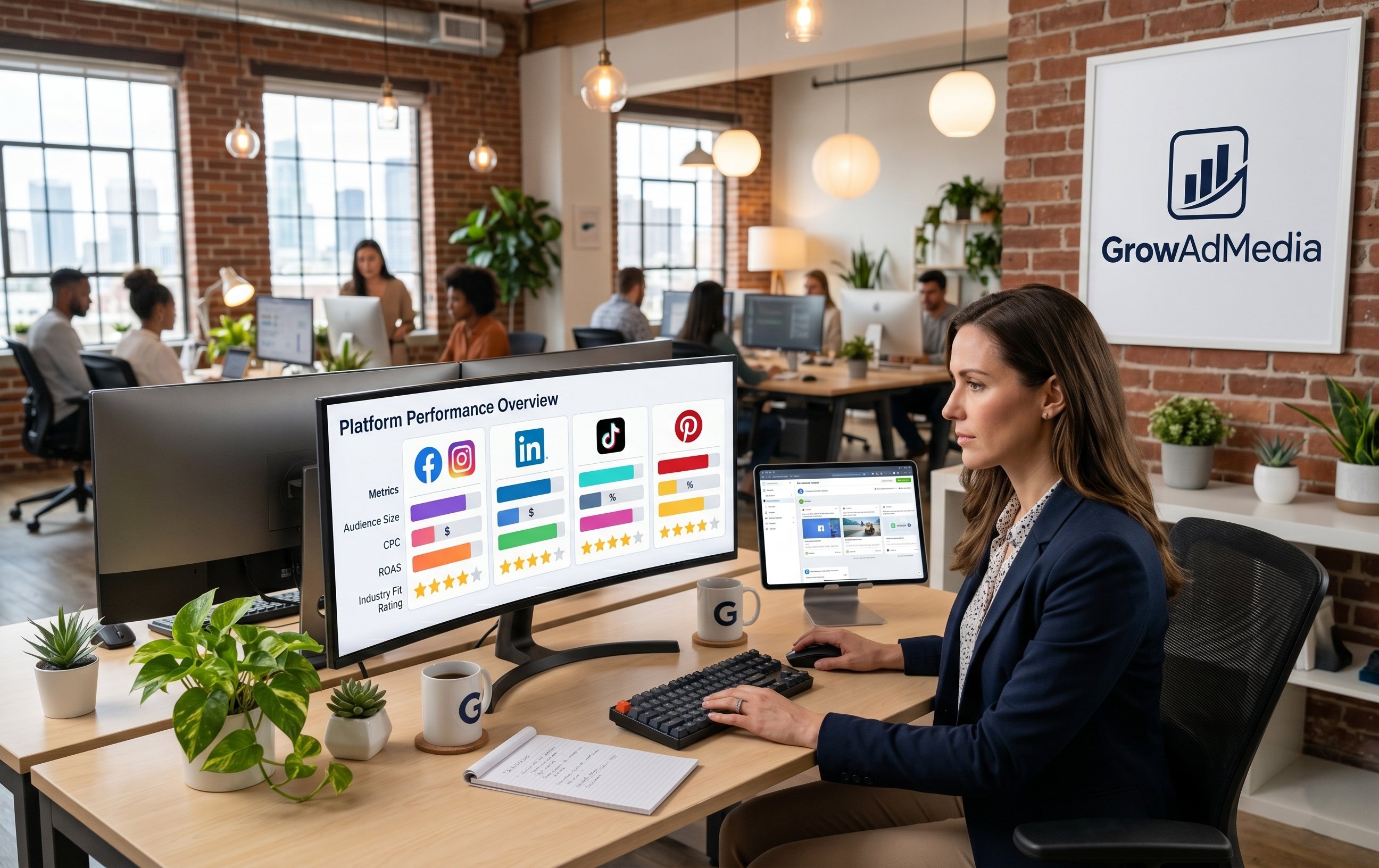 Social media platform performance comparison